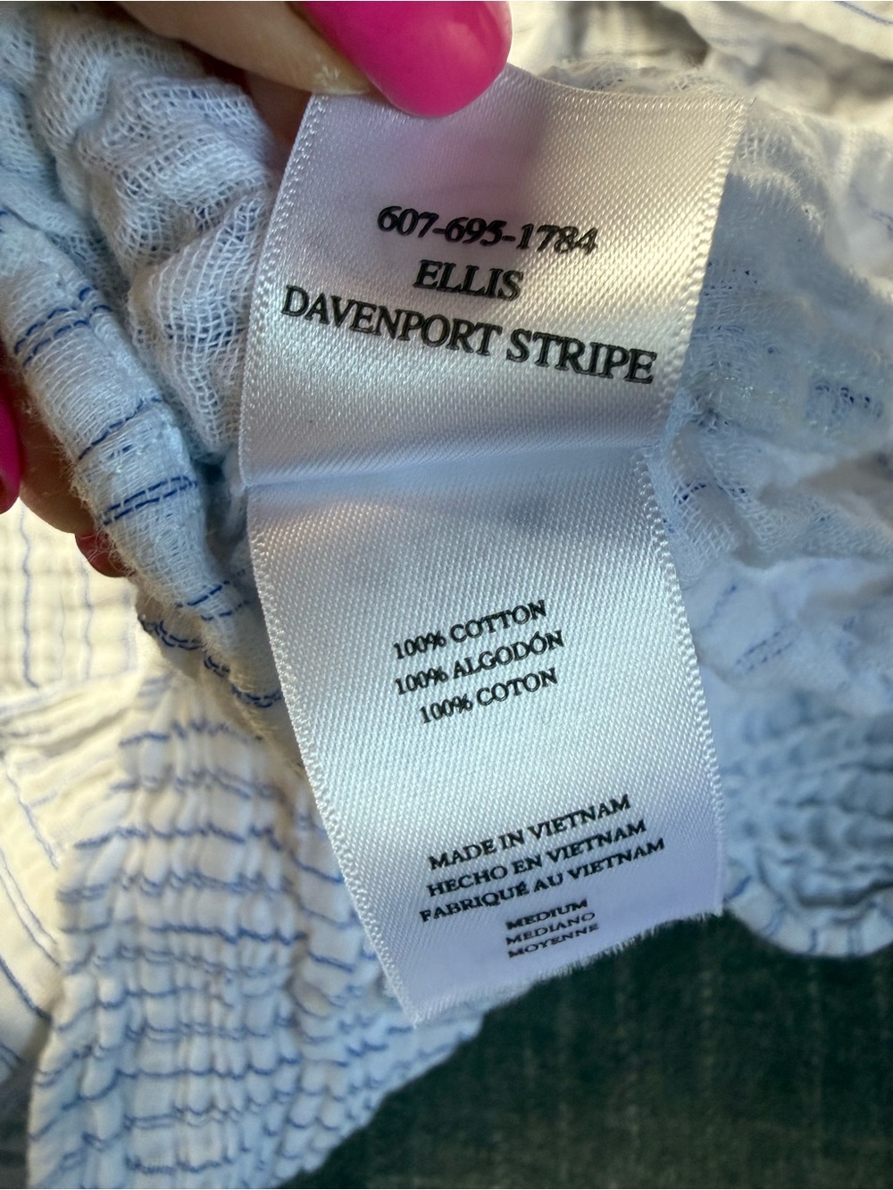Rails Ellis Cotton Shirt in Davenport Stripe 100% Cotton - Picture 7 of 16
